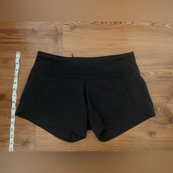 lululemon Speed Up Short Low-Rise 2.5" Lined Black Size 6 - Picture 7 of 9